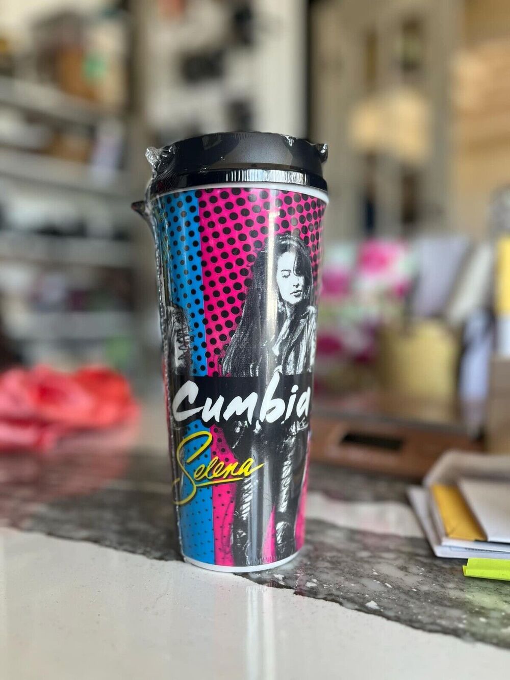 Selena Quintanilla Stripes Limited Edition Collectible Cup NEW Sealed Rare